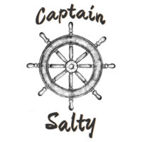 Captain Salty Mens Tall Tee Design